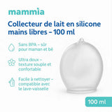 Mammia Collecteur de Lait Maternel Libre – 100ml
