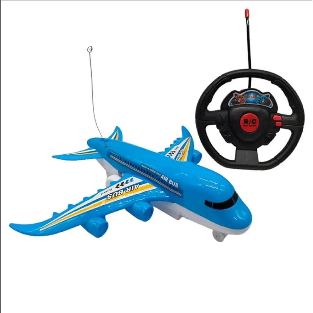 Avion Télécommandé avec Lumière 3A+ - Bleu