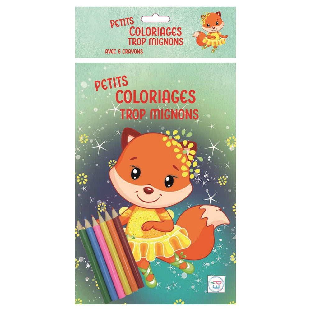 Plume Univers Petits Coloriages Trop Mignons - Renardeau