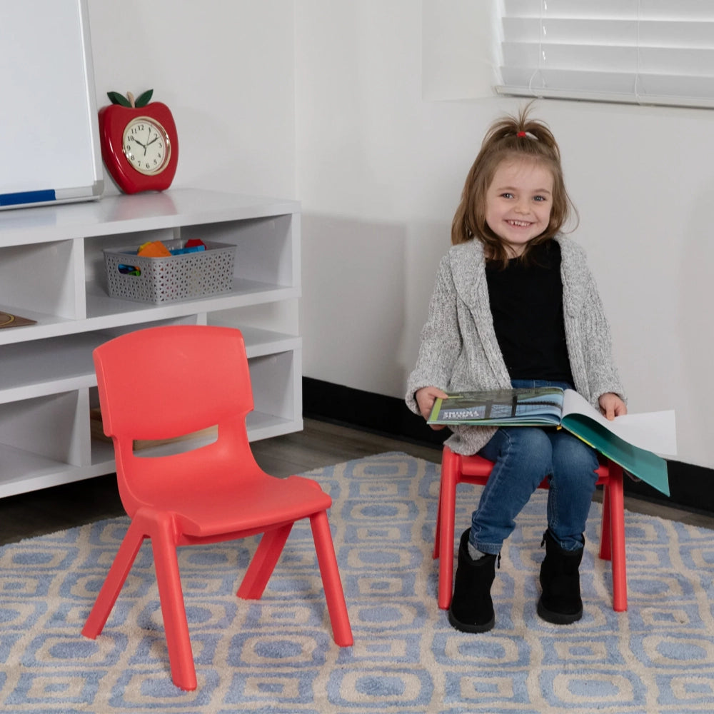 Silla de Plástico para Niños - Rojo