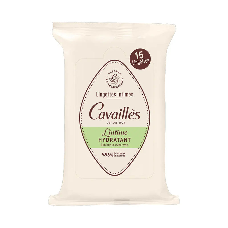 Rogé Cavaillès Lingettes Intimes Sécheresse 15 Lingettes