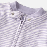 Grenouillère en Coton Bio Little Planet - Lilas