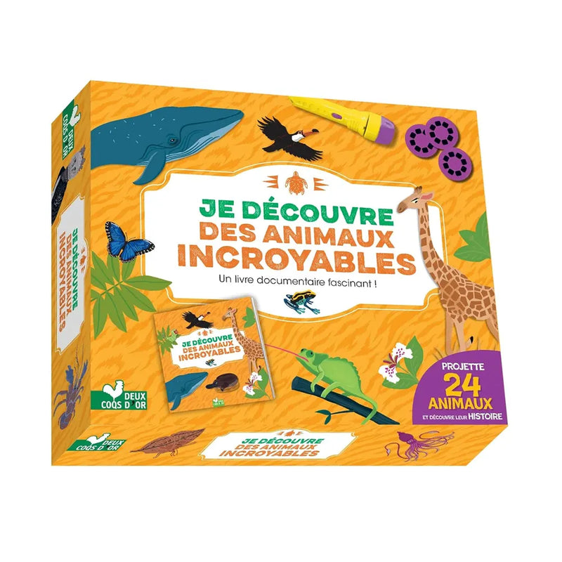 Descubro Animales Increíbles - Caja con Lámpara