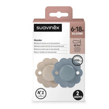 Suavinex Pack de 2 Sucettes Physiologique 6-18M - Cloud & Lake