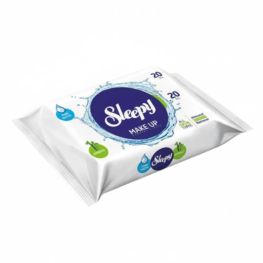 Sleepy Make up Removal Tissue Wipes - 20 units