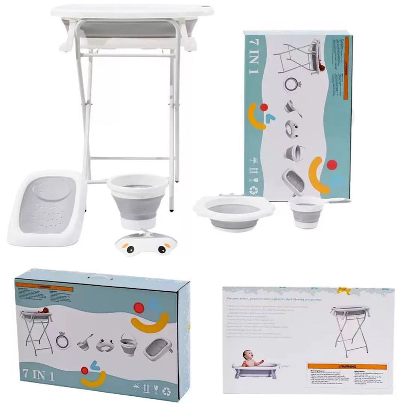 S.Toys Kit de Baignoire 7 en 1 - Gris