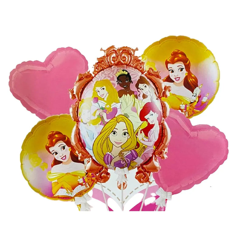 Pack of 5 Balloons - Princesses