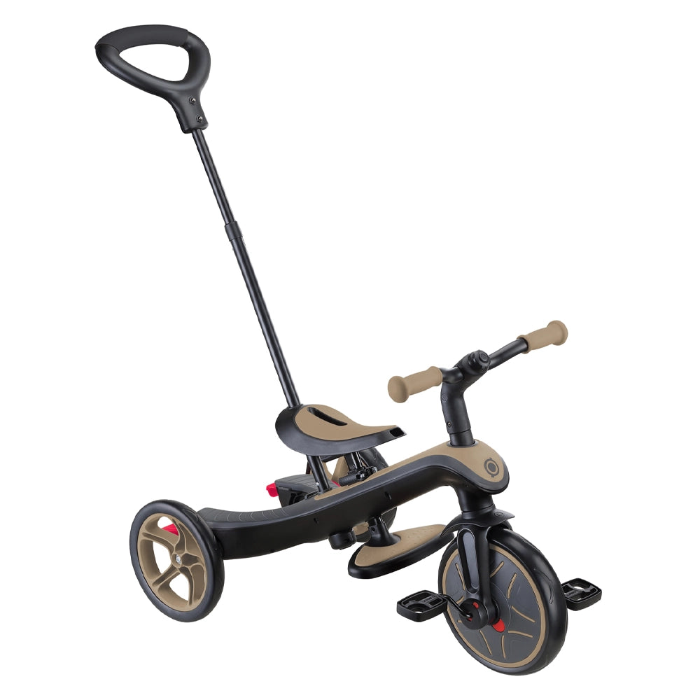 Globber Tricycle Explorer 4 in 1 - Taupe - 10M+