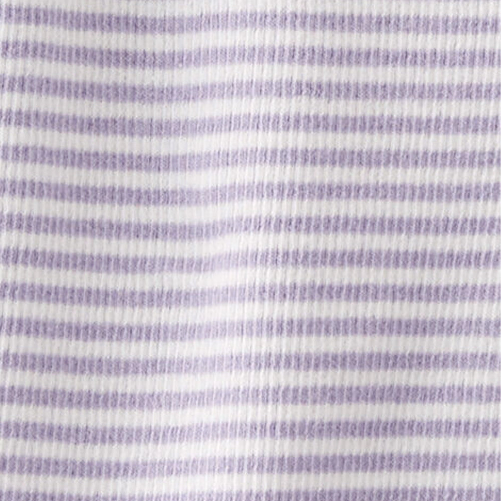 Grenouillère en Coton Bio Little Planet - Lilas