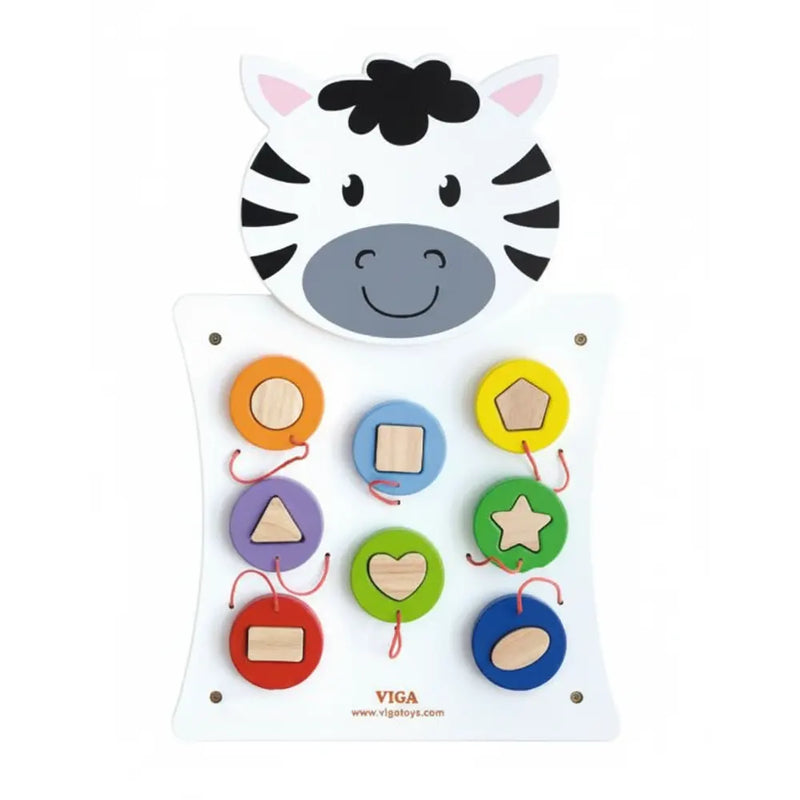 Viga Toys Jeu mural Associer les Formes - 18m+