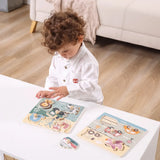Viga Toys PolarB Puzzle Plat avec Poignées Transports 18M+