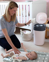 Poubelle à couches Anti-Odeur Twist & Click Tommee Tippee - Blanc