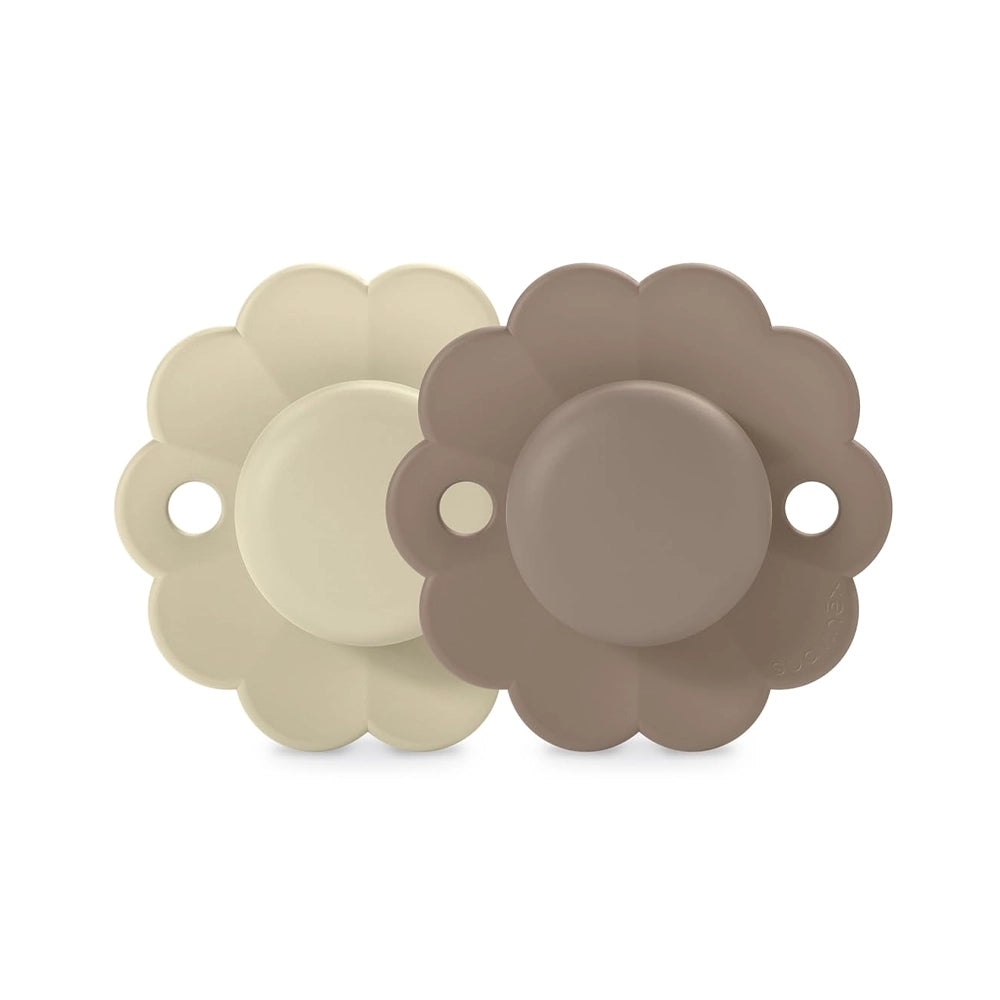 Suavinex Pack de 2 Sucettes Physiologique 6-18M - Gray & Umber