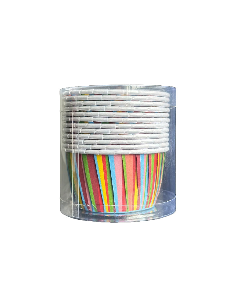 Moule en Papier Cupcake x12 - Multicolore