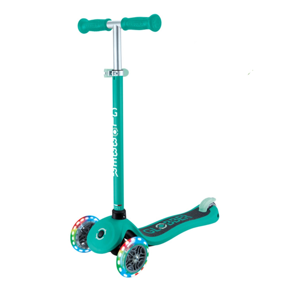 Globber Primo Lights Scooter - Pastel Mint
