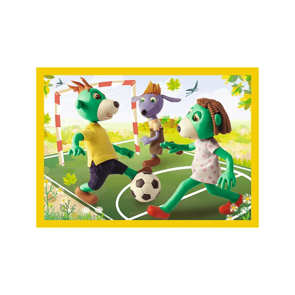 Trefl Puzzle 4en1 Famille Treflik - 3A+