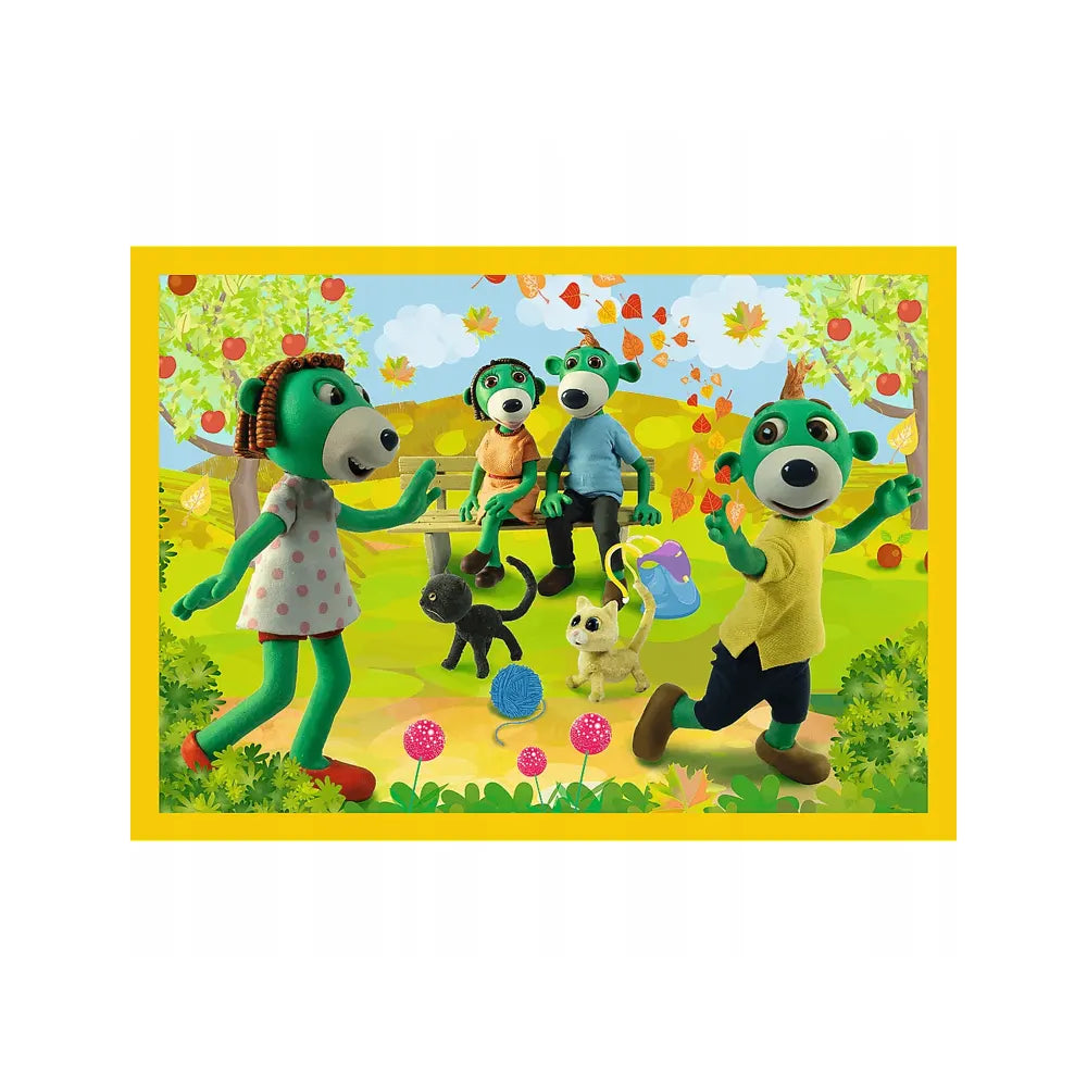 Trefl Puzzle 4en1 Famille Treflik - 3A+