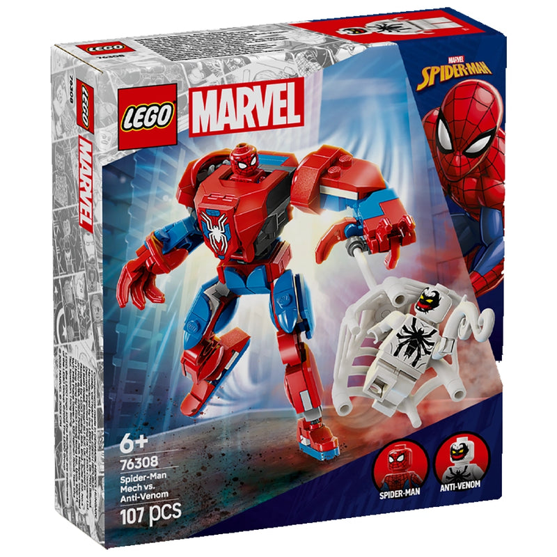 Lego Spider-Man Mech vs. Anti-Venom 6A+