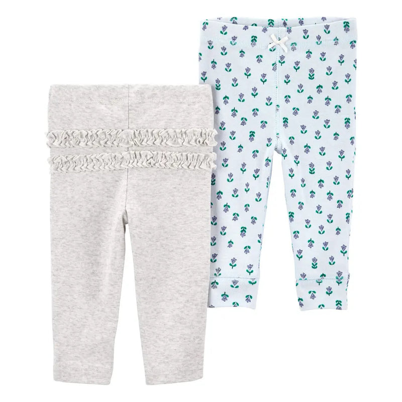 Lot de 2 Leggings à Enfiler Carter's - Floral