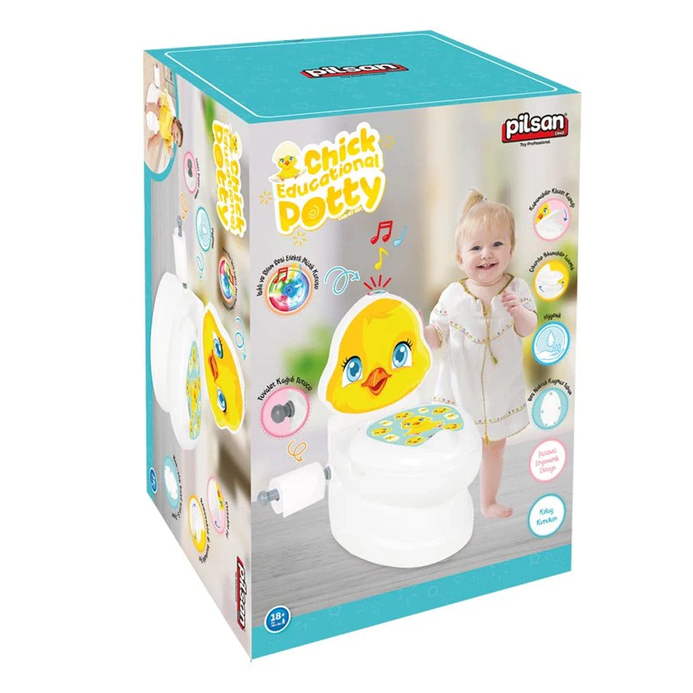 Pilsan Siège de Toilette Éducatif pour Bébé 18M+ - Canard