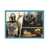 Trefl Puzzle 4-en-1 Star Wars Le Mandalorien et son Monde - 4A+