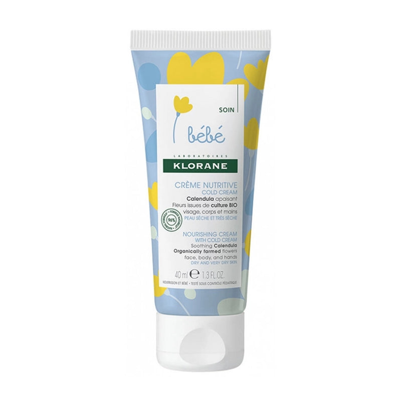 Klorane Baby Nourishing Cream with Cold Cream and Calendula - 40ml