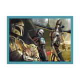 Trefl Puzzle 4-en-1 Star Wars Le Mandalorien et son Monde - 4A+