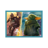 Trefl Puzzle 4-en-1 Star Wars Le Mandalorien et son Monde - 4A+