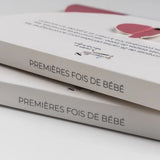 Cartes Étapes - Premières Fois de Bébé Rose