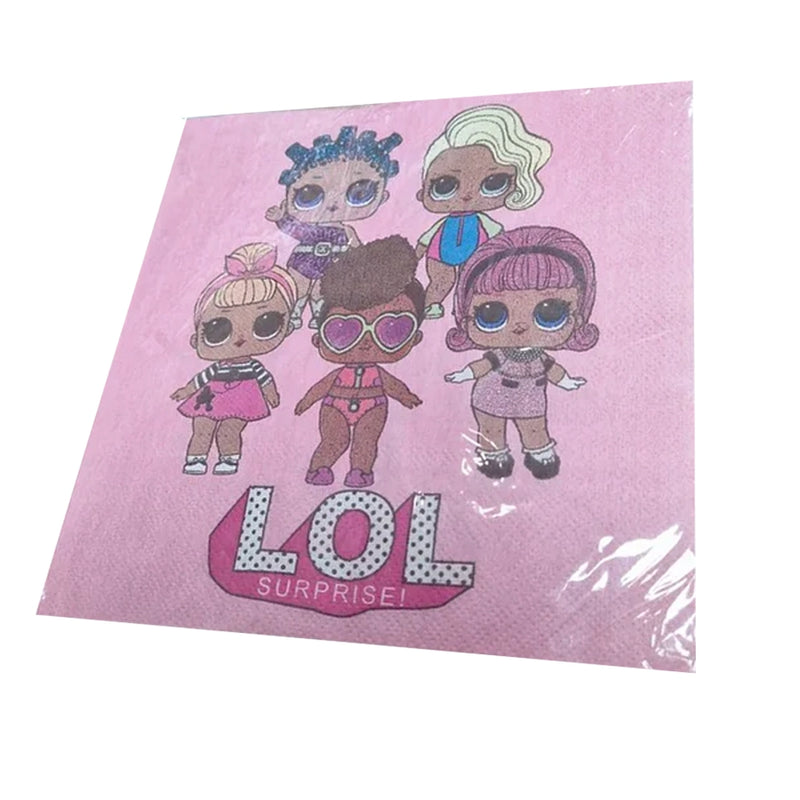 Pack de 10 Servilletas de Papel - Lol Surprise