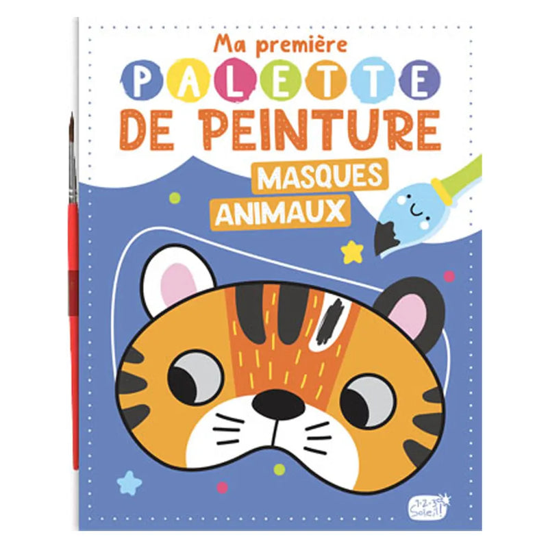 Mi primera paleta de pintura: máscaras de animales