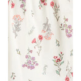 Ensemble 2 pièces enfant : haut à manches longues floral et pantalon évasé