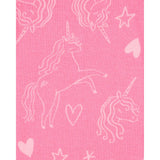 Pijama de 4 piezas de algodón para niña Carter's - Unicornio