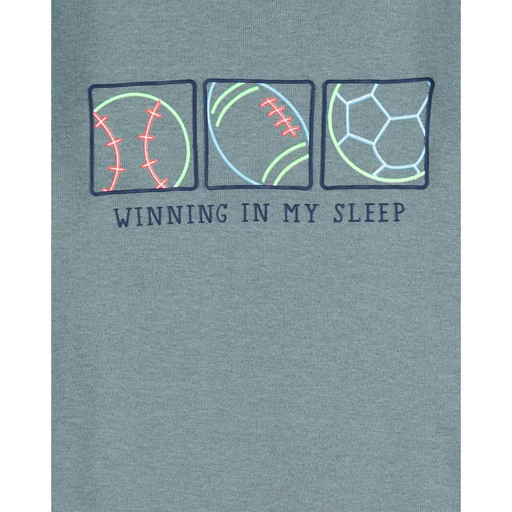 Pyjama 4 Pièces en Coton Garçon - Sport