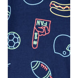 Pyjama 4 Pièces en Coton Garçon - Sport