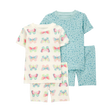 Pyjama 4 pièces papillon fille - 100% Coton