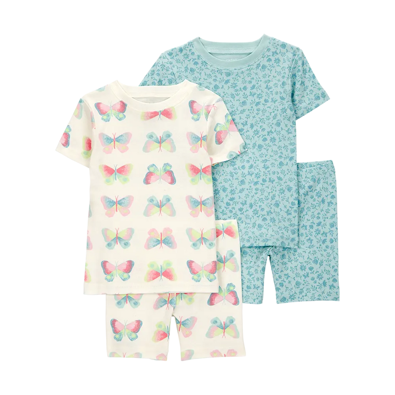 Pyjama 4 Pièces Fille Carter's - Papillon