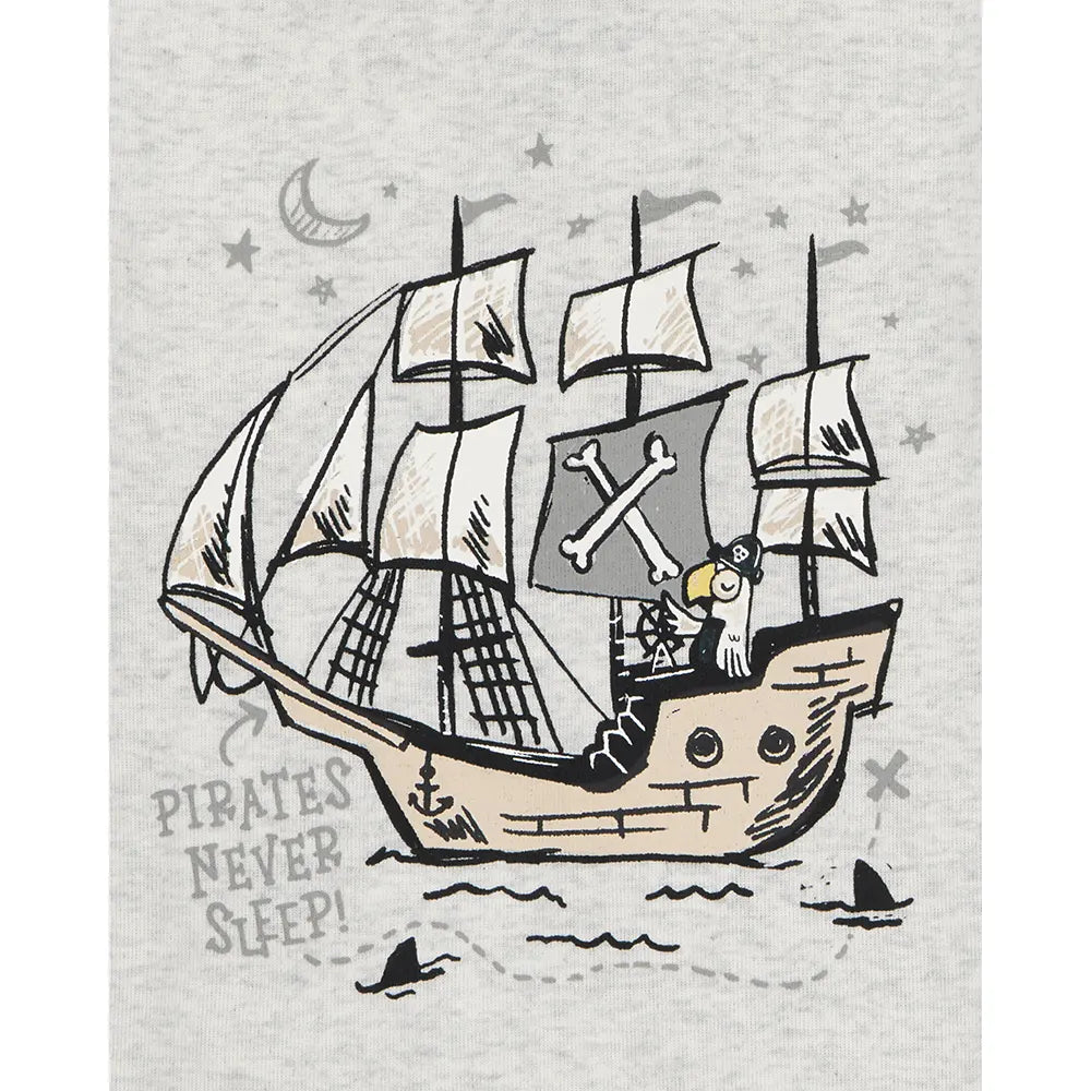 Pyjama 4 pièces pirate garçon - Coton