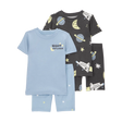 Pyjama 4 pièces espace garçon - 100% Coton