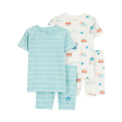 Pyjama 4 pièces palmiers garçon - 100% Coton