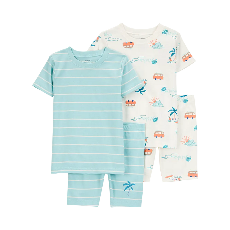 Pyjama 4 Pièces Garçon Carter's - Palmiers