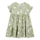 Robe Étagée Fille Carter's - Vert Florale