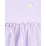 Top de tul y legging para niña Carter's - Morado