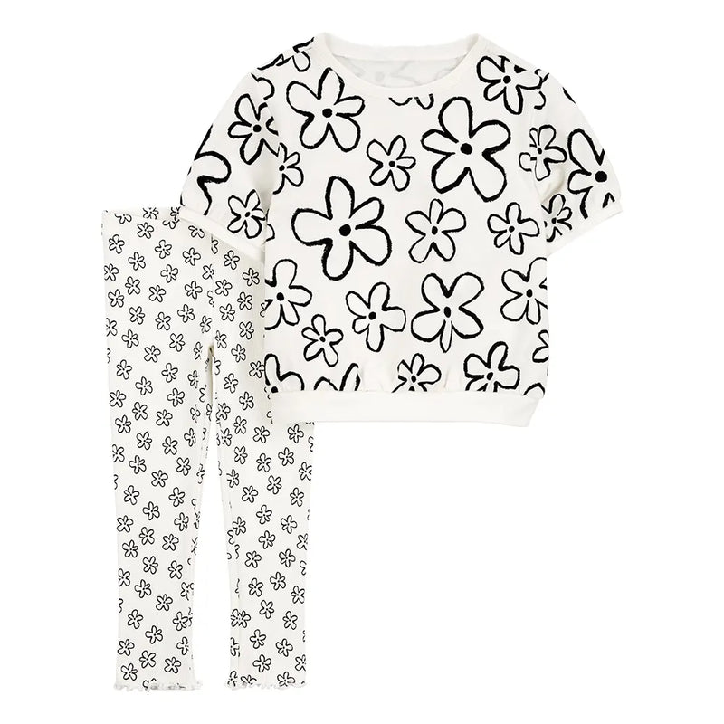 T-shirt & Pantalon Fille Carter's - Florale