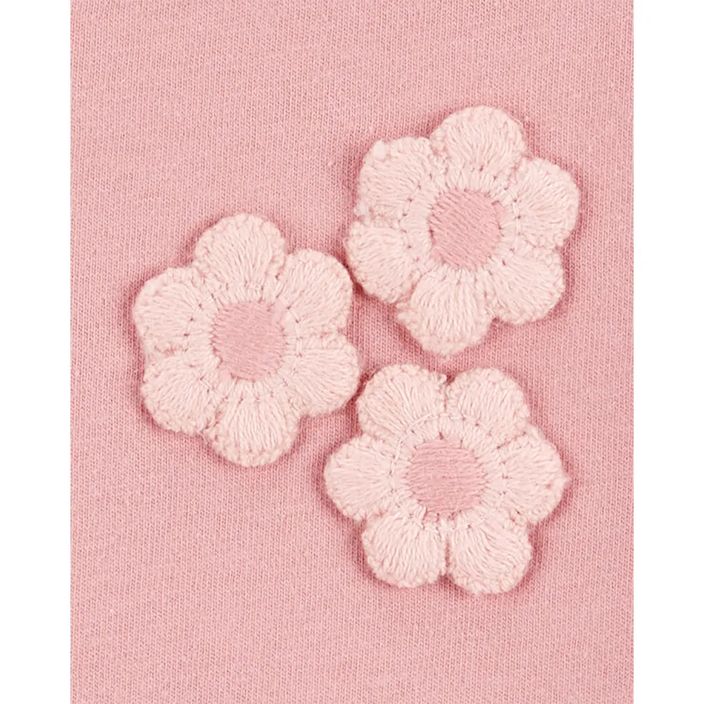 Haut à Manches Courtes Fille Carter's - Rose
