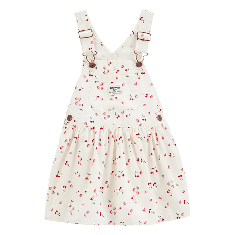 Robe-salopette en Coton Fille OshKosh - Cerise
