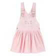 Robe-salopette à paillettes lapin fille