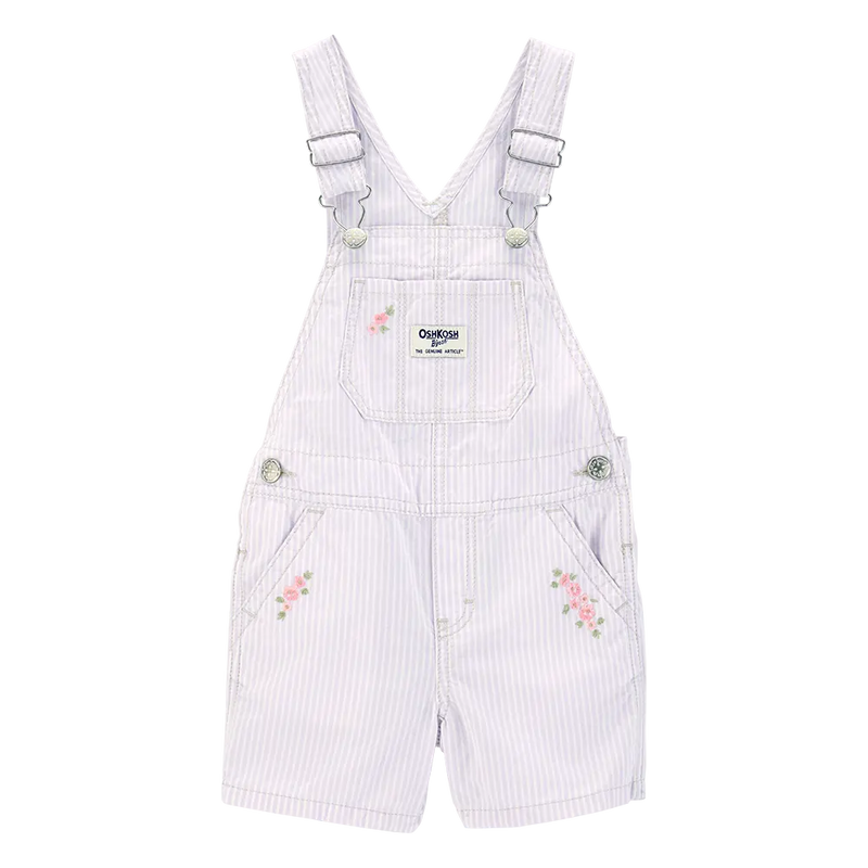 Salopette Courte à Rayures Fille OshKosh - Florale