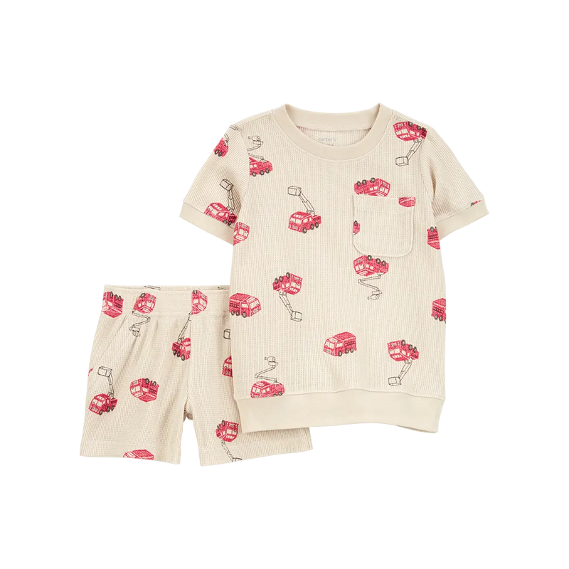 T-shirt & Short Garçon Carter's - Pompier