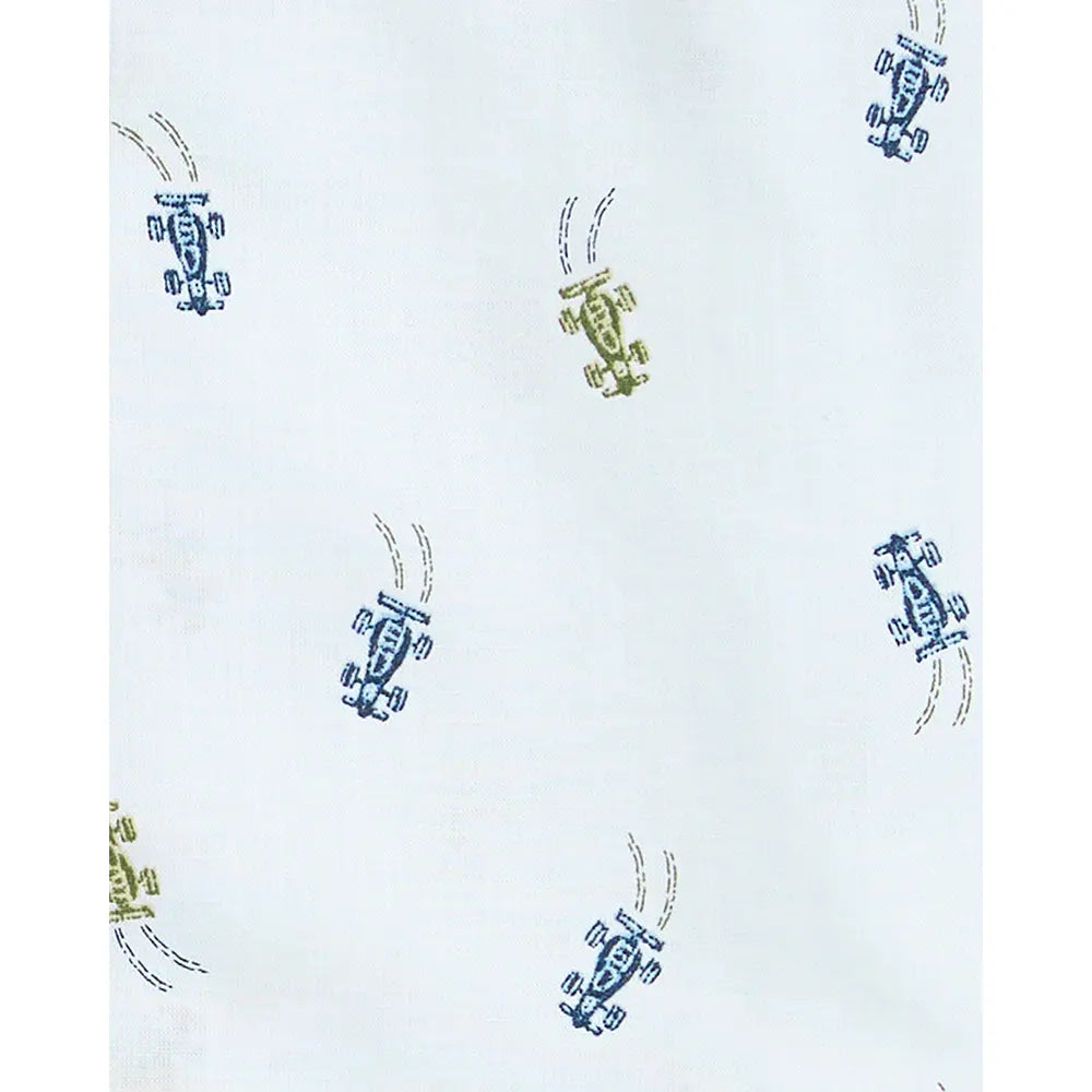 Chemise & Short en Coton Garçon Carter's - Voitures de Course